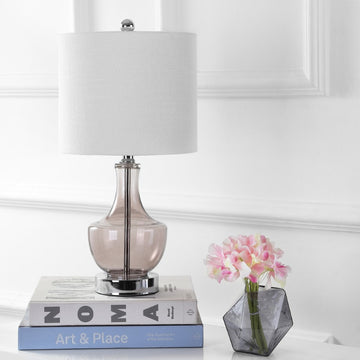 Colette 20" Mini Glass LED Table Lamp - JONATHAN Y